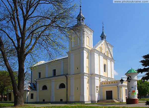 Volodymyr-Volynskyi. Side facade of Joachim and Anna church Volyn Region Ukraine photos