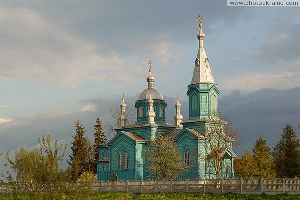 Gubyn. Territory Christmas church Volyn Region Ukraine photos