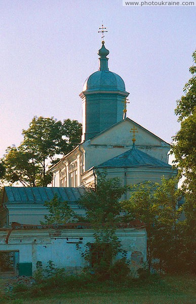 Zhydychyn. Rear facade of Nicholas church Volyn Region Ukraine photos