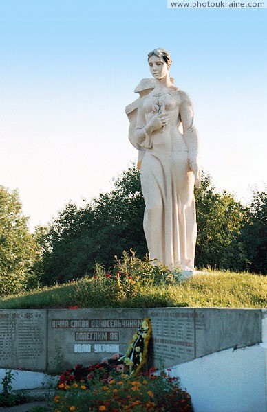 Zhydychyn. Monument to Great Patriotic War Volyn Region Ukraine photos