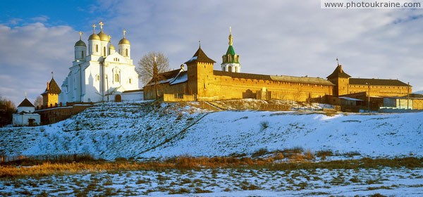Zymne. Panorama Svyatogorsky monastery Volyn Region Ukraine photos