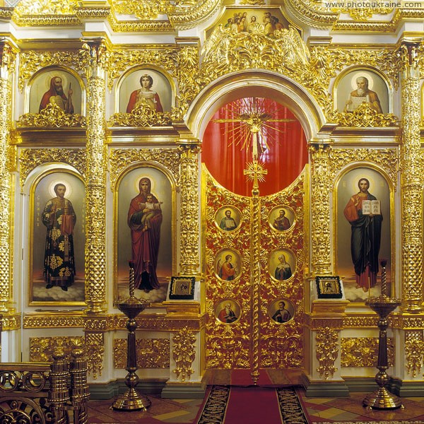 Zymne. Royal Gate of Assumption cathedral Volyn Region Ukraine photos