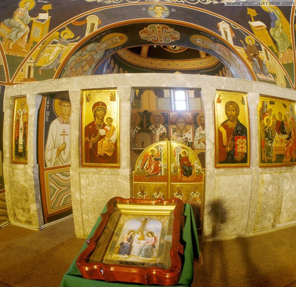 Zymne. Altar of Trinity church Volyn Region Ukraine photos
