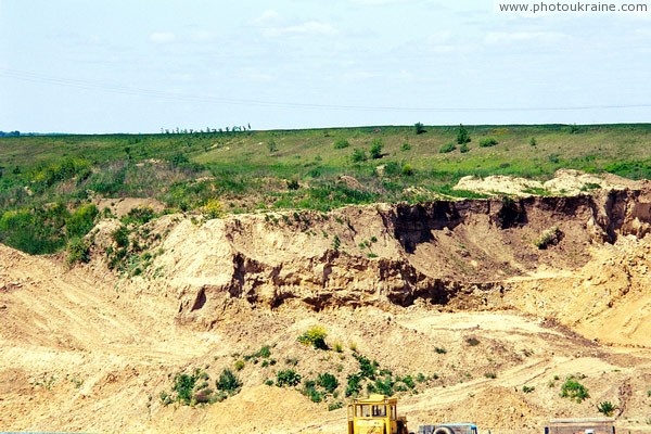 Korshiv. Sand quarry Volyn Region Ukraine photos