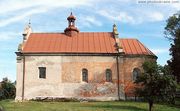 Lyuboml. Side facade of Trinity church Volyn Region Ukraine photos