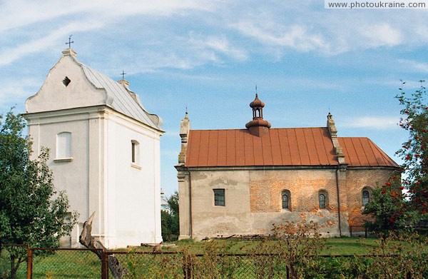Lyuboml. Trinity church and bell tower Volyn Region Ukraine photos