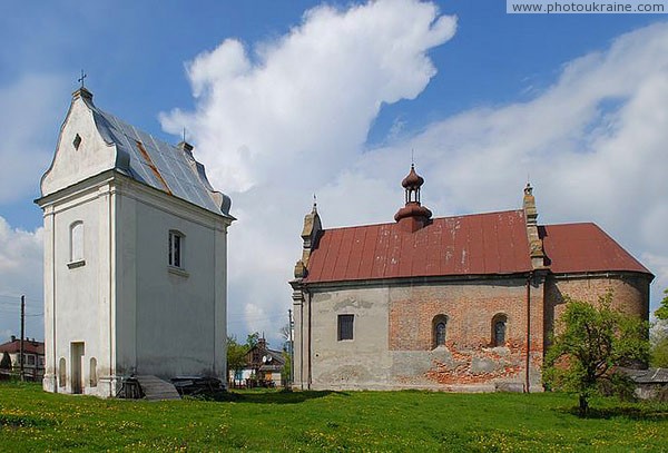 Lyuboml. Belfry and Holy Trinity church Volyn Region Ukraine photos
