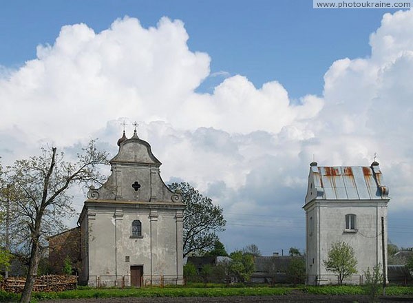 Lyuboml. Temple and belfry  problem of orientation Volyn Region Ukraine photos