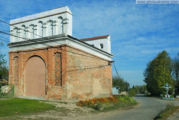 Olyka. Old Lutsk gate at side of history Volyn Region Ukraine photos
