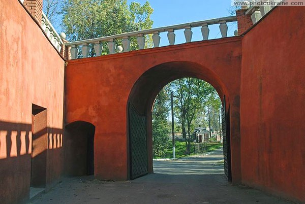 Olyka. First in series of castle gate Volyn Region Ukraine photos