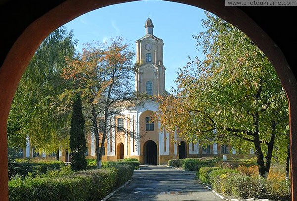 Olyka. Tower  architectural zest of castle Volyn Region Ukraine photos