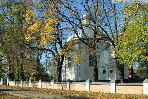 Olyka. Sretenskaya church and fence Volyn Region Ukraine photos