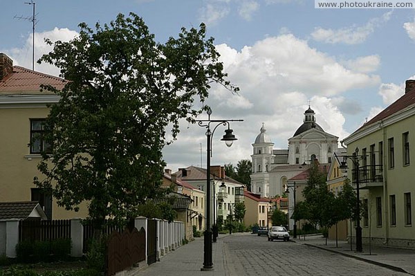 Lutsk. On way the Peter and Paul church Volyn Region Ukraine photos