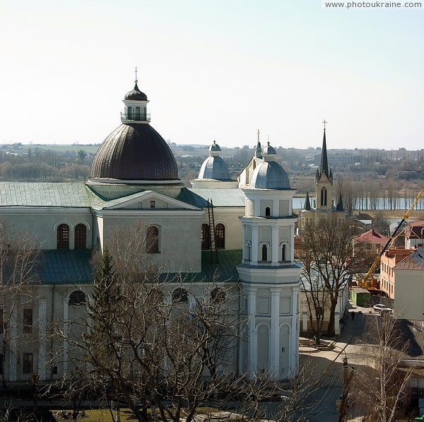 Lutsk. View of Peter and Paul church from tower Lutsk castle Volyn Region Ukraine photos