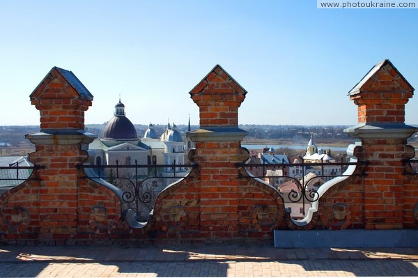 Lutsk. Teeth entrance towers castle Volyn Region Ukraine photos