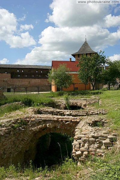 Lutsk. Old foundations Lutsk castle Volyn Region Ukraine photos
