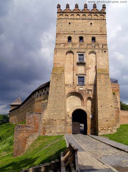 Lutsk. Lutsk castle, complex Lyubart tower Volyn Region Ukraine photos