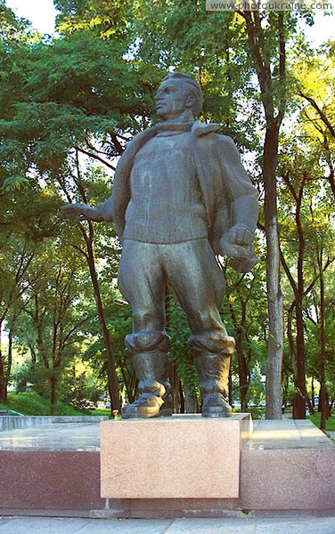 Dnipropetrovsk. Monument V. Chkalov Dnipropetrovsk Region Ukraine photos