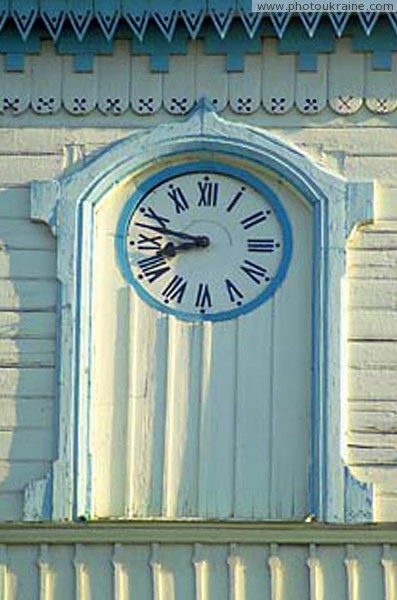 Novomoskovsk. Clock on Trinity Cathedral bell tower Dnipropetrovsk Region Ukraine photos