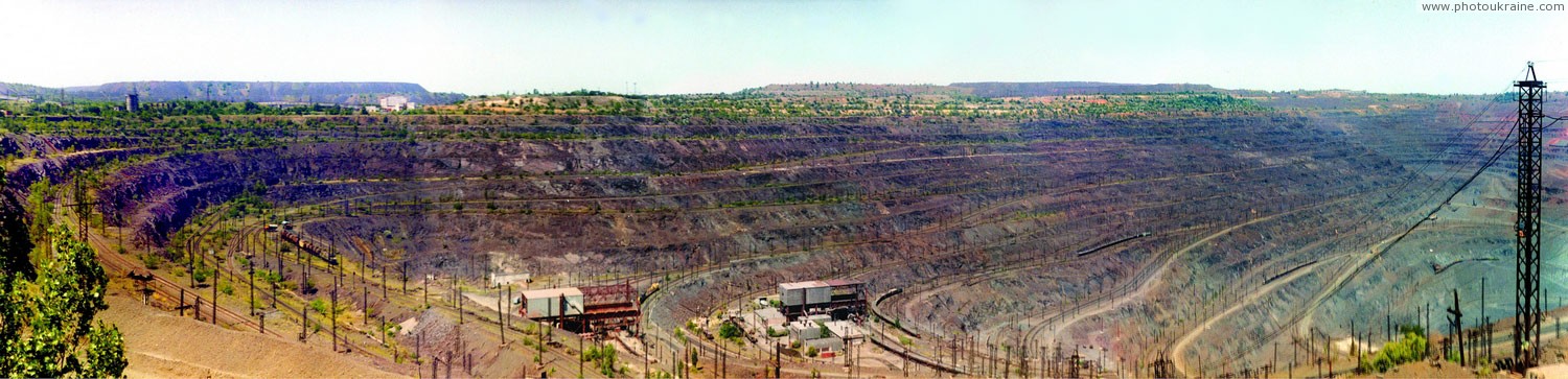 Kryvyi Rih. Quarry Southern mining factory Dnipropetrovsk Region Ukraine photos