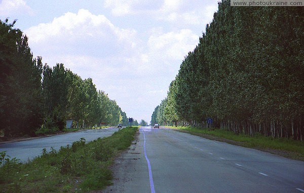 Druzhkivka. Highway Kramatorsk  Kostiantynivka Donetsk Region Ukraine photos