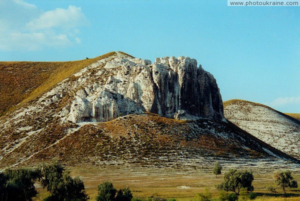 Bilokuzmynivka. Upper Cretaceous rock Donetsk Region Ukraine photos
