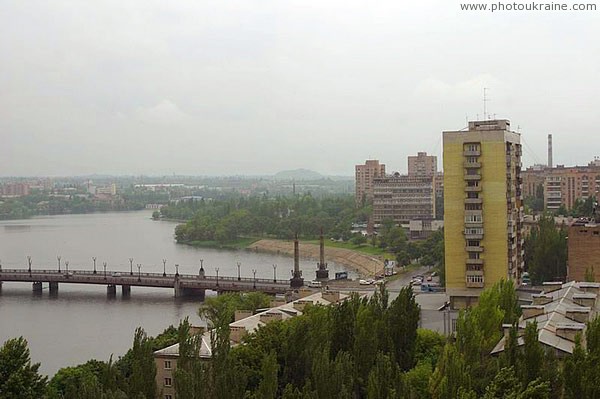 Donetsk. Makiivskyi bridge Donetsk Region Ukraine photos