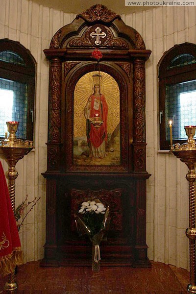 Donetsk. Mini-altar of St. Barbara chapel Donetsk Region Ukraine photos