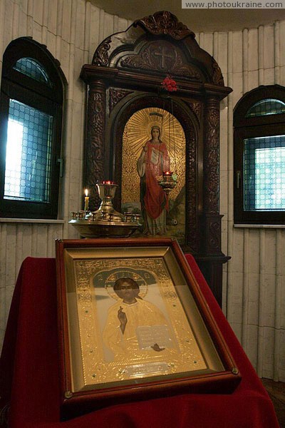 Donetsk. Interior of St. Barbara chapel Donetsk Region Ukraine photos