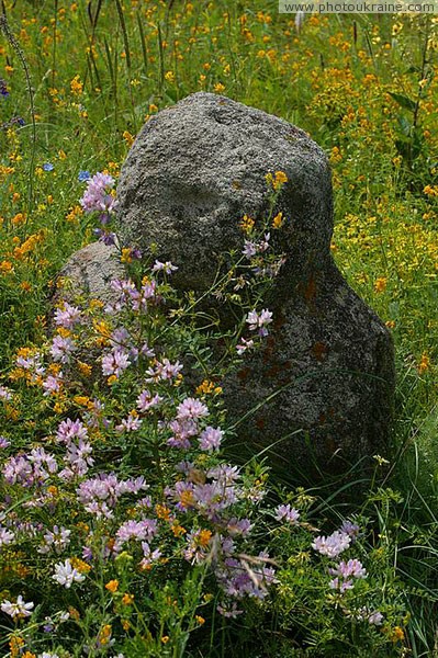 Kamiani Mohyly Reserve. Granite beauty Donetsk Region Ukraine photos