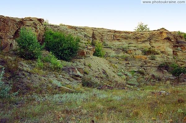 Kostiantynivka. Sandstones of Upper Carboniferous Donetsk Region Ukraine photos