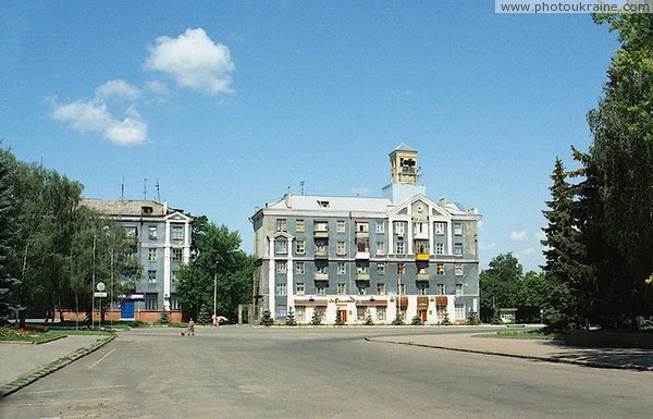 Kramatorsk. Building on square of V. Lenin Donetsk Region Ukraine photos