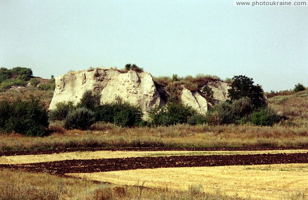Novokaterynivka. Career outlier of sandstone Donetsk Region Ukraine photos