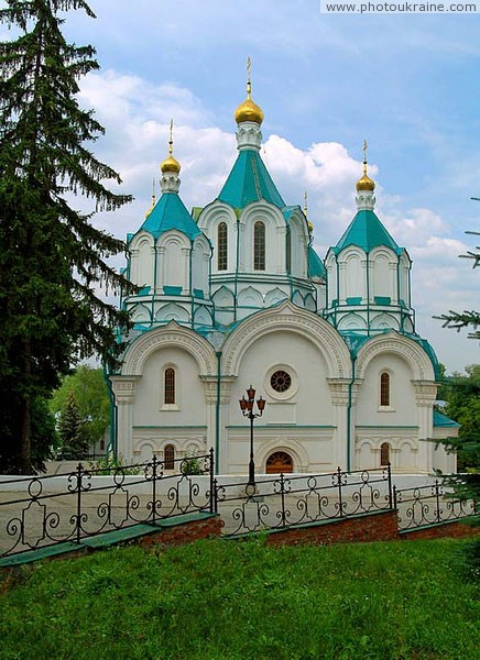 Sviatogirska lavra. Assumption Cathedral of monastery Donetsk Region Ukraine photos