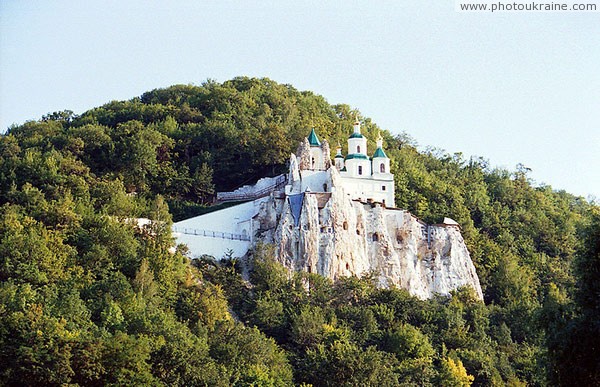 Sviatogirska lavra. Nicholas church  main attraction Lavra Donetsk Region Ukraine photos