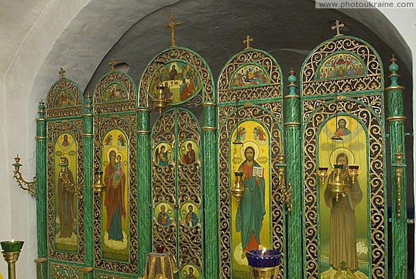 Sviatogirska lavra. Altar Nicholas church Donetsk Region Ukraine photos