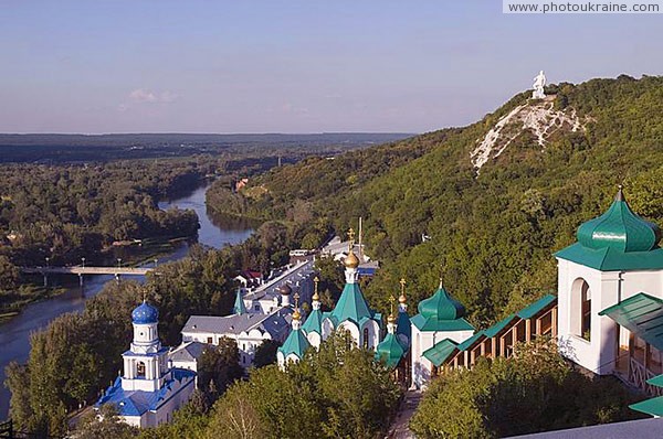 Sviatogirska lavra. Lavra shrines and Soviet response Donetsk Region Ukraine photos