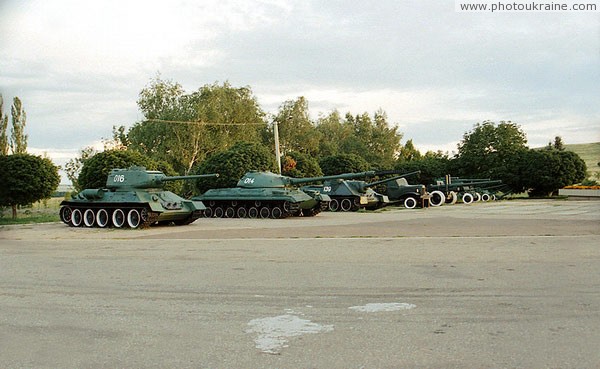 Savur-Mohyla. Exhibition of military equipment Donetsk Region Ukraine photos