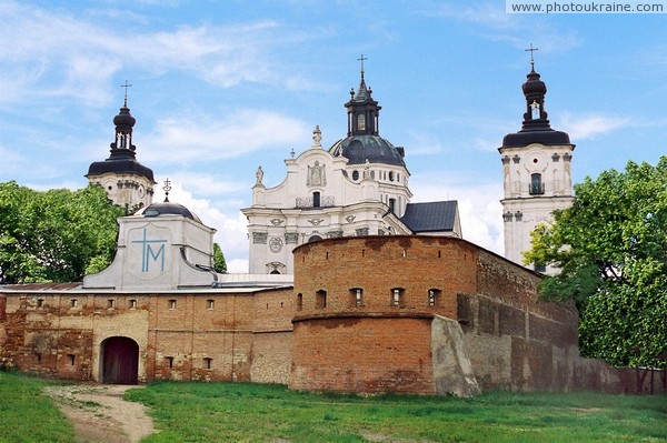 Berdychiv. Classic look Carmelite monastery Zhytomyr Region Ukraine photos