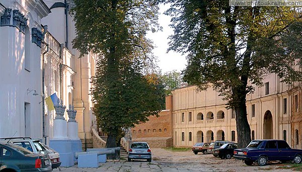 Berdychiv. Grand monastery courtyard Zhytomyr Region Ukraine photos
