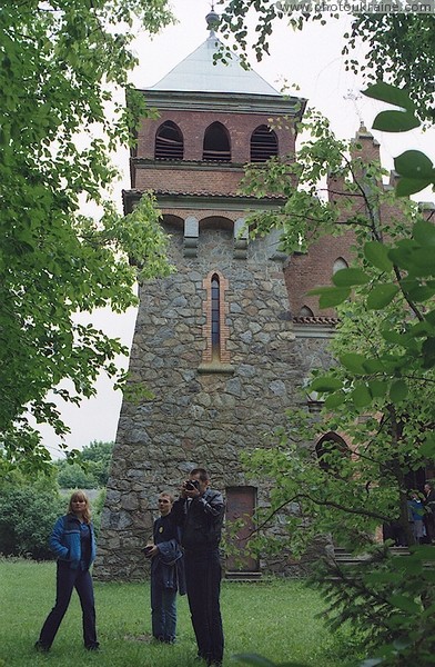 Gorodkivka. Bell tower of church Santa Clara Zhytomyr Region Ukraine photos