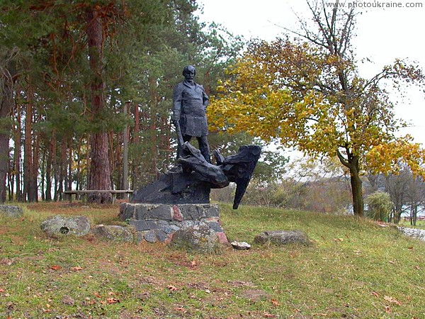 Zhytomyr. Sculpture in city park Zhytomyr Region Ukraine photos
