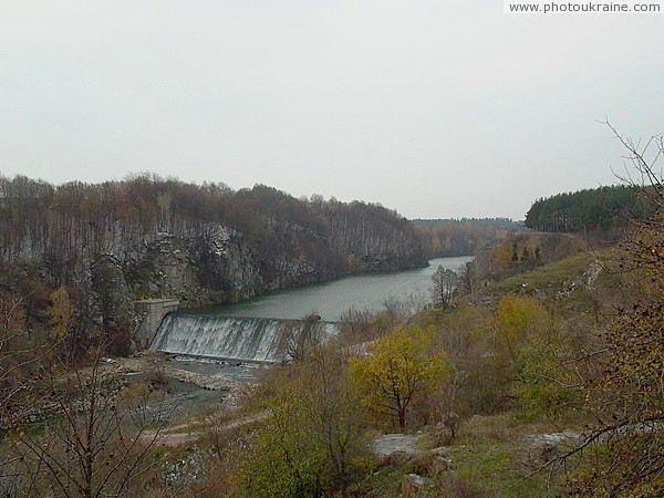 Zhytomyr. Dam partitions off river canyon Zhytomyr Region Ukraine photos