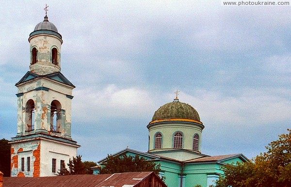 Kodnia. Christmas church and bell tower Zhytomyr Region Ukraine photos