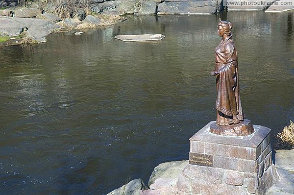 Korosten. Monument to woman that destroyed city Zhytomyr Region Ukraine photos