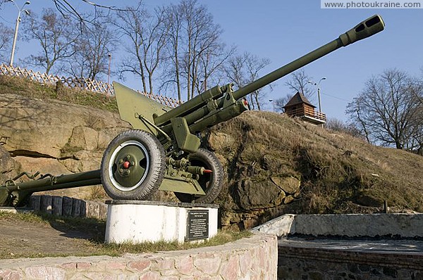 Korosten. Ground artillery museum exhibit Zhytomyr Region Ukraine photos