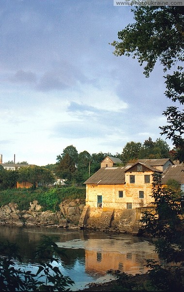 Liubar. Old mill on river bank Sluch Zhytomyr Region Ukraine photos