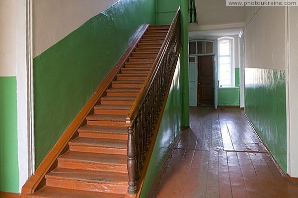 Malyn. Stairs in old building college Zhytomyr Region Ukraine photos