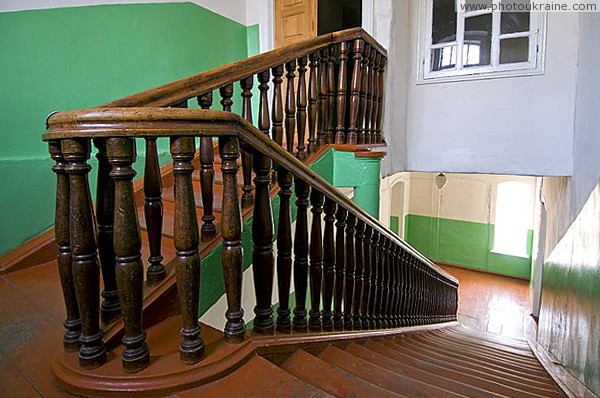 Malyn. Partially surviving staircase in college Zhytomyr Region Ukraine photos