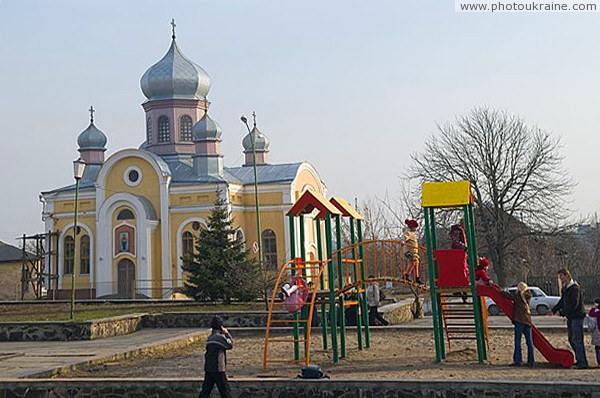 Malyn. Temple in city center Zhytomyr Region Ukraine photos